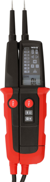 YATO YT-28330 DWUBIEGUNOWY TESTER NAPIĘCIA TEST RCD
