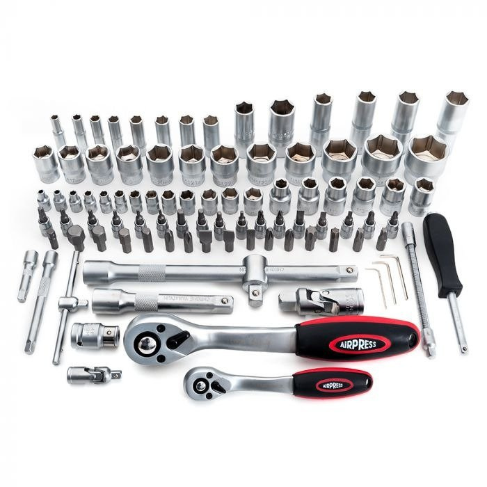 AIRPRESS 75245 Zestaw kluczy nasadowych 94el.