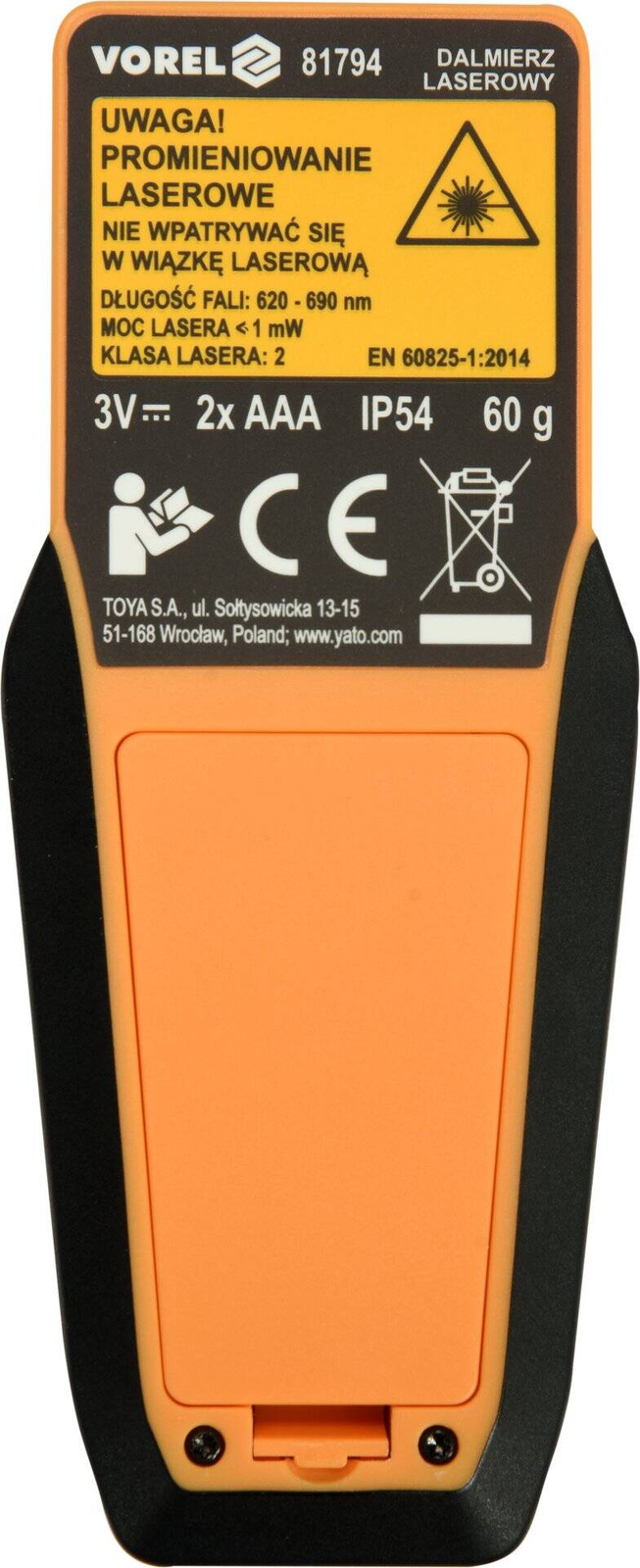 Vorel 81794 Dalmierz laserowy 80 m