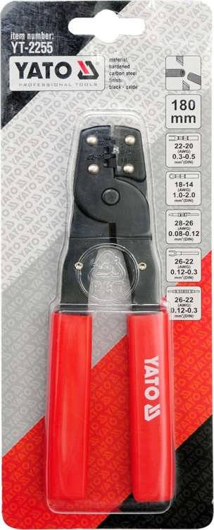 Yato YT-2255 Szczypce do zaciskania konektorów