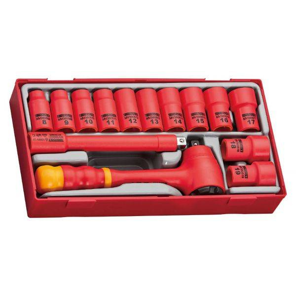 Teng Tools 285240107 Nasadki izolowane VDE 1000V