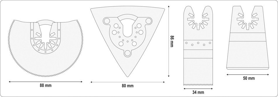 Yato YT-82818 Multinarzędzie oscylacyjne 18V 2,0Ah