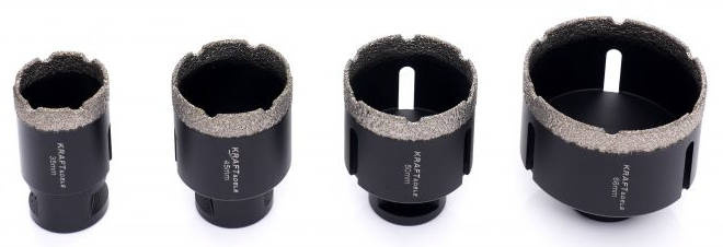 KraftDele KD11227 Otwornice diamentowe w walizce