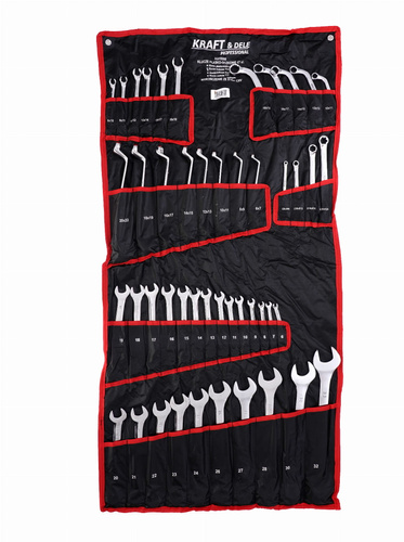 Kraft&Dele KD10999 Klucze płasko-oczkowe 47 el.