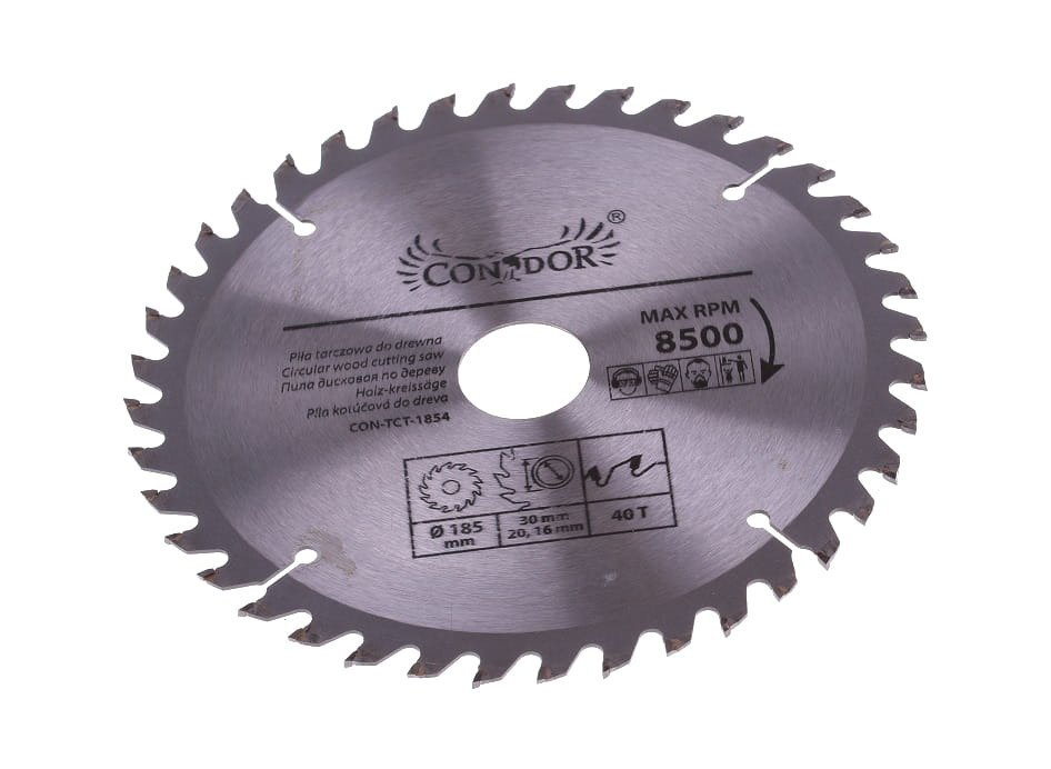 Condor CON-TCT-1854 Tarcza do drewna 185mm 40T 