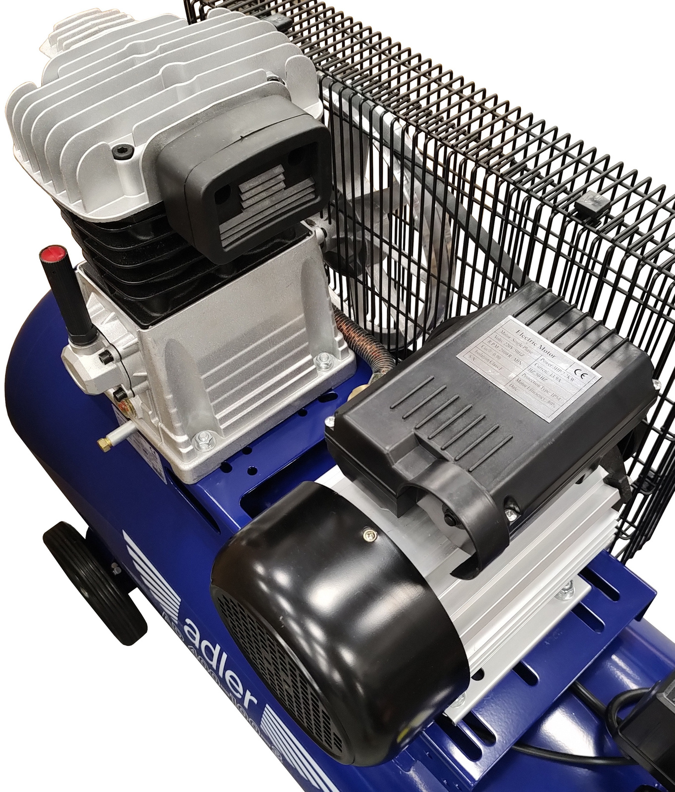 Adler AD 400-100-3 Sprężarka dwutłokowa 100l 10bar