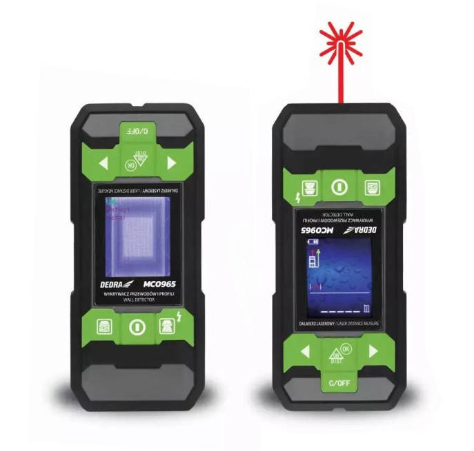 Dedra MC0965 Wykrywacz profili przewodów +dalmierz