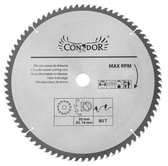 Condor CON-TCT-4508 Tarcza do drewna 450mm 80T 