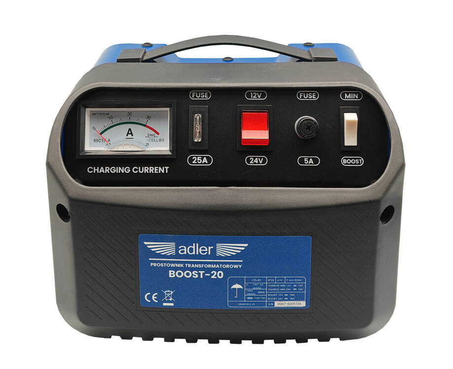 Adler 580.020 Prostownik transformatorowy BOOST-20