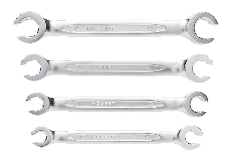 Hogert HT1W730 Zestaw kluczy oczkowych 4el  8-17mm