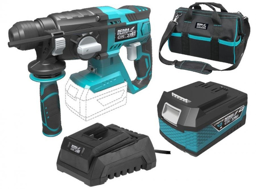 Dedra DED7017 Młotowiertarka akum 18V 4Ah SAS+