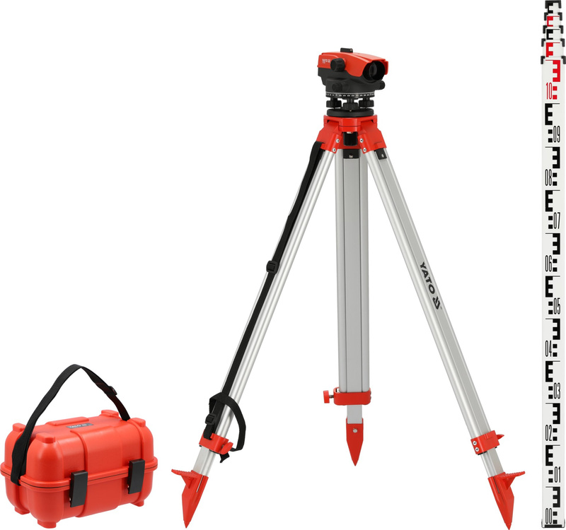 Yato YT-30551 Zestaw niwelator budowlany geodezyjny Łata statyw IP66 110 m