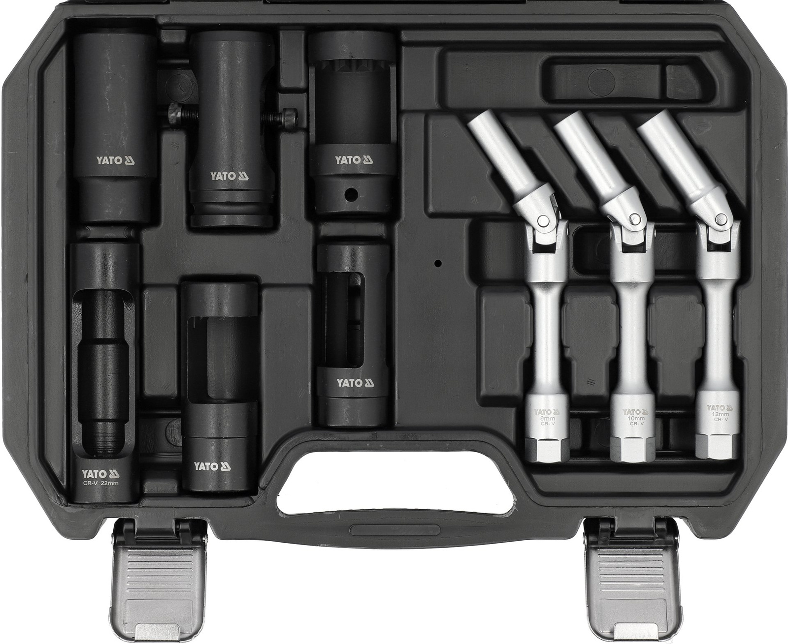 Yato YT-05349 Zestaw nasadek klucze do obsługi świec żarowych 9 el