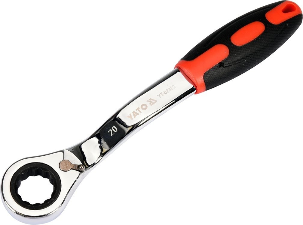 Yato YT-02382 Klucz oczkowy odgięty grzechotk 20mm