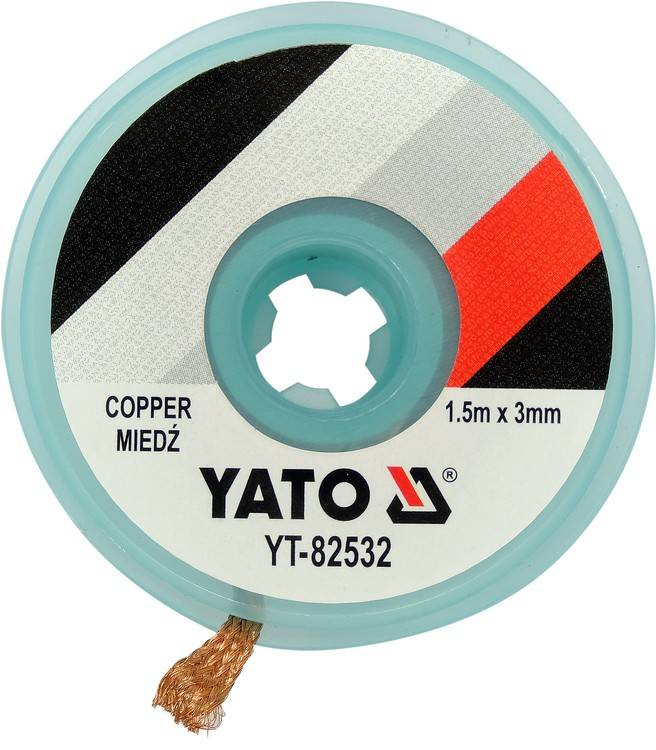 Yato YT-82532 Taśma rozlutownicza miedz 3mmx1,5m
