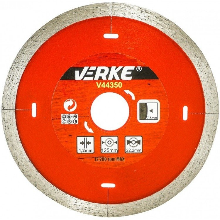 Verke V44350 Tarcza diamentowa do płytek 125 mm