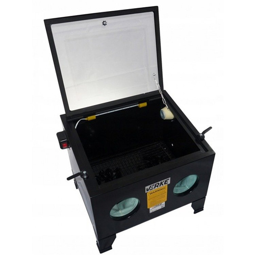 Verke V81085 Piaskarka kabinowa 90l pistolet dysze