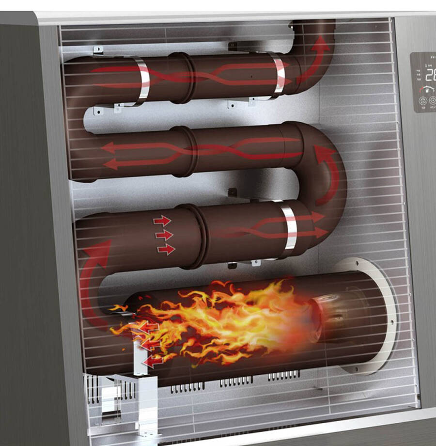 AIRREX AH-800I Nagrzewnica olejowa na podczerwień termostat 22 kW 2000 m3