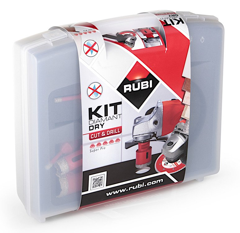 RUBI 68923 Zestaw tarcza TCR i wiertła DRYGRES