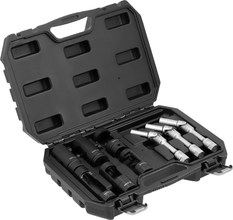 Yato YT-05349 Zestaw nasadek klucze do obsługi świec żarowych  9 el