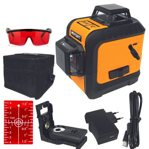 Smart SM-06-03015R Laser krzyżowy czerwony 360°