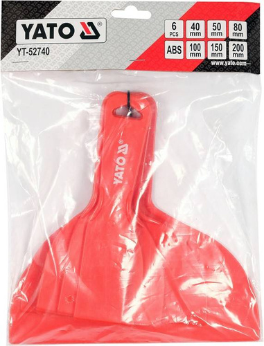 Yato YT-52740 Skrobaki szpachelki plastikowe 6 szt
