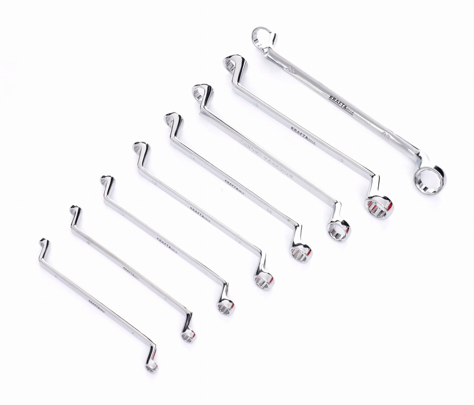 Kraft&Dele KD10999 Klucze płasko-oczkowe 47 el.