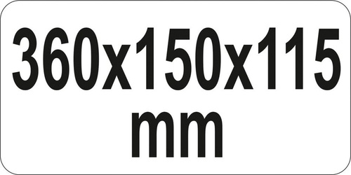 YATO YT-0882 SKRZYNKA NARZĘDZIOW MET 360X150X115MM