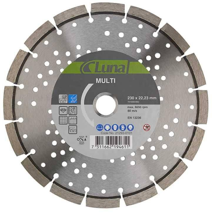 Luna 212930101 Tarcza diamentowa Mult 230x2,2x22mm