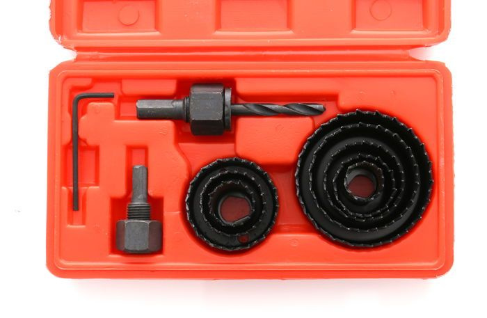 Kraft&Dele KD10278 Otwornice koronkowe do drewna w walizce 19-64 mm