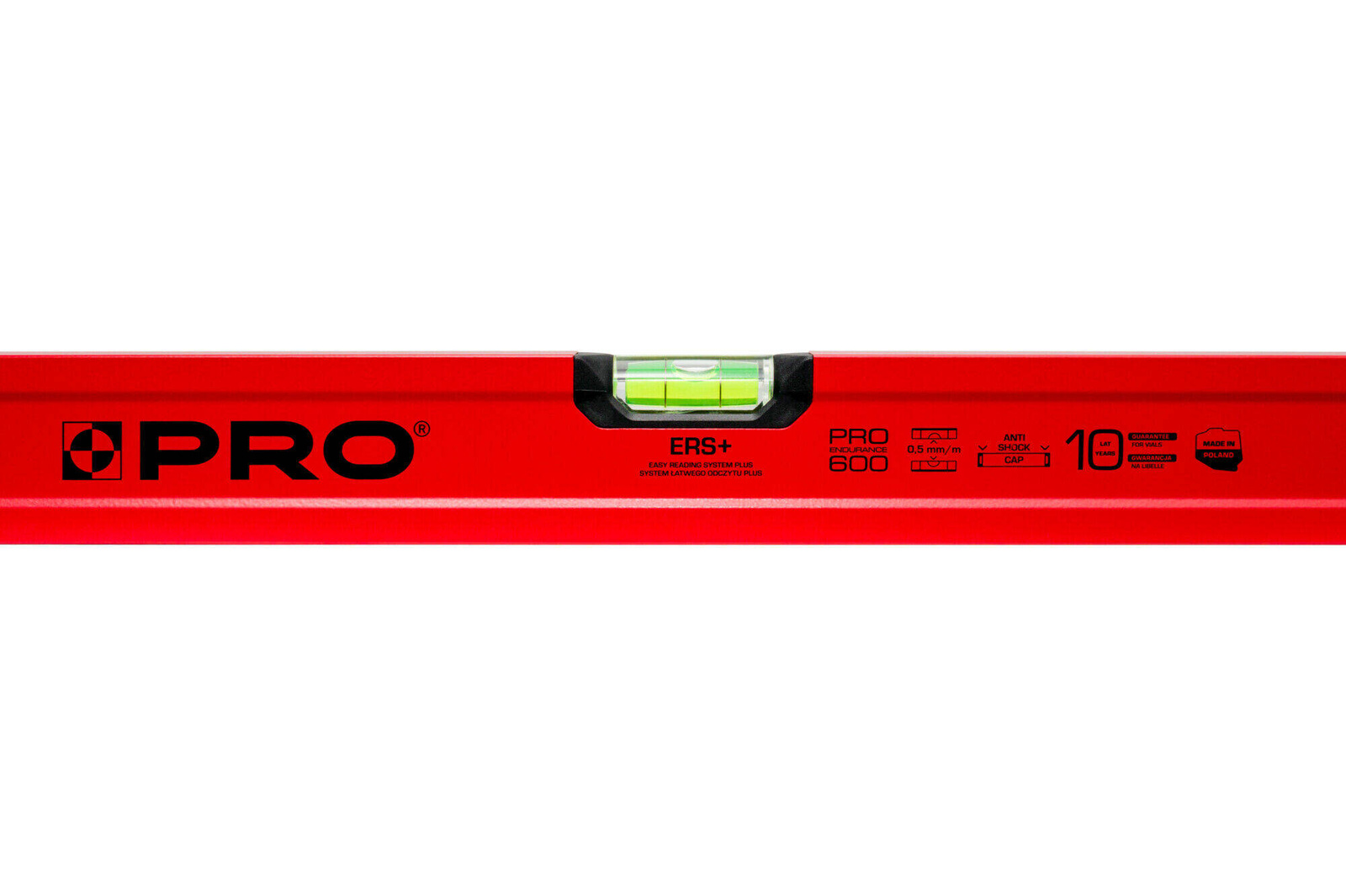 PRO PRO-A1120 Poziomica Malowana Czerwona 120 cm