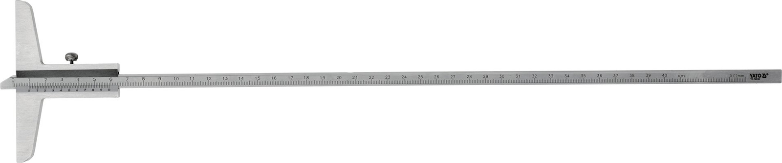 Yato YT-72245 Głębokościomierz suwmiarkowy tradycyjny kasetka 0-400 mm