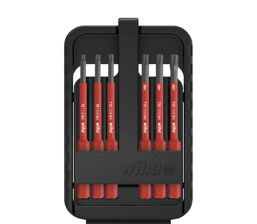 Wiha 43153 Bity Torx T8-T25 slimBit 75mm 7cz.