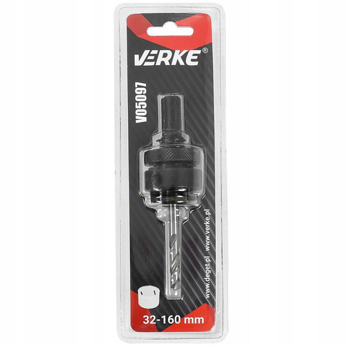 Verke V05097 Uchwyt do otwornic bi-met 32-160mm