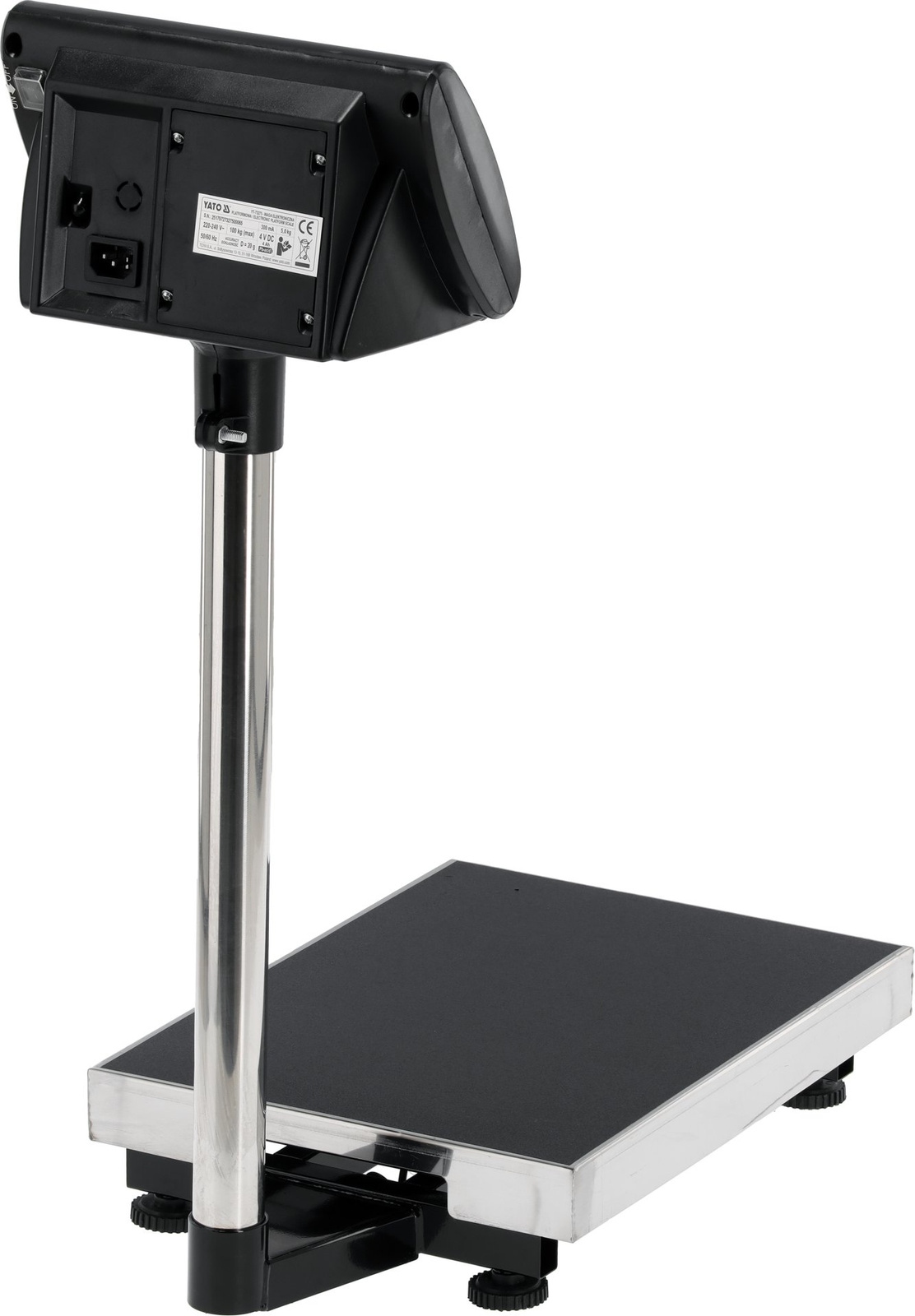 Yato YT-73275 Wytrzymała elektroniczna waga platformowa 30 x 40 cm 100 kg