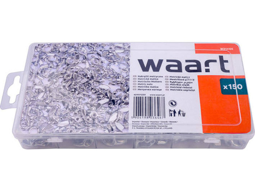 Waart W31A105 Nakrętki metryczne motylkowe 150szt.