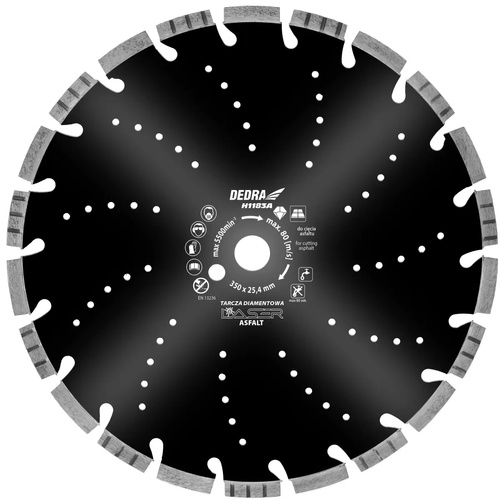 DEDRA H1183A TARCZA LASER ASFALT 350mm/25,4