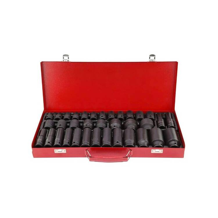 KraftDele KD11756 Nasadki udarowe 1/2" 8-32mm 35el