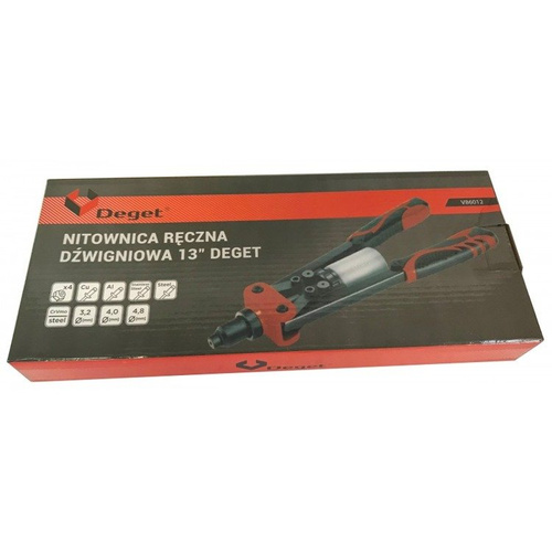 Deget V86012 Nitownica ręczna dźwigniowa 13''