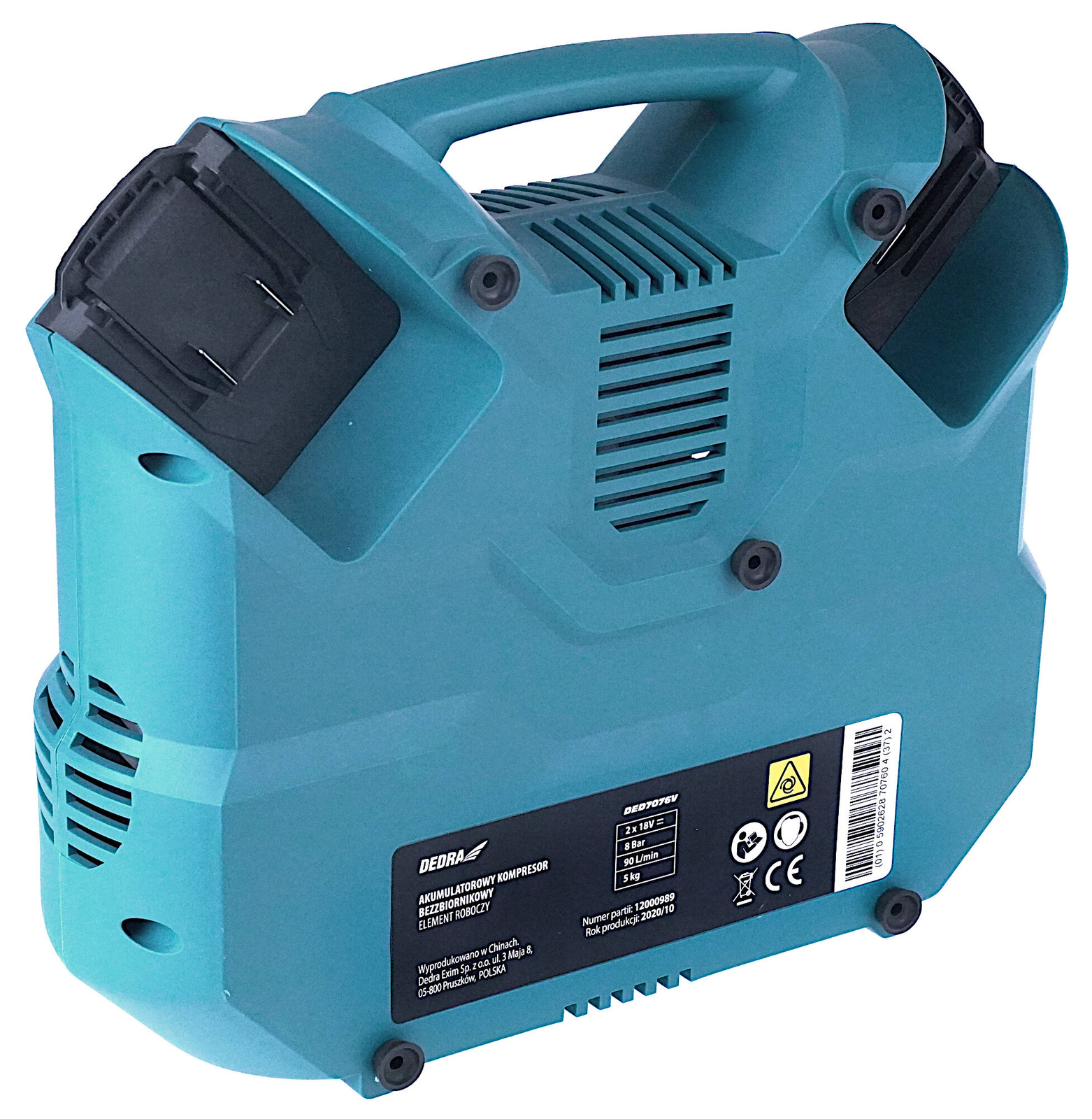 Dedra DED7076V Kompresor powietrza aku SAS+ALL