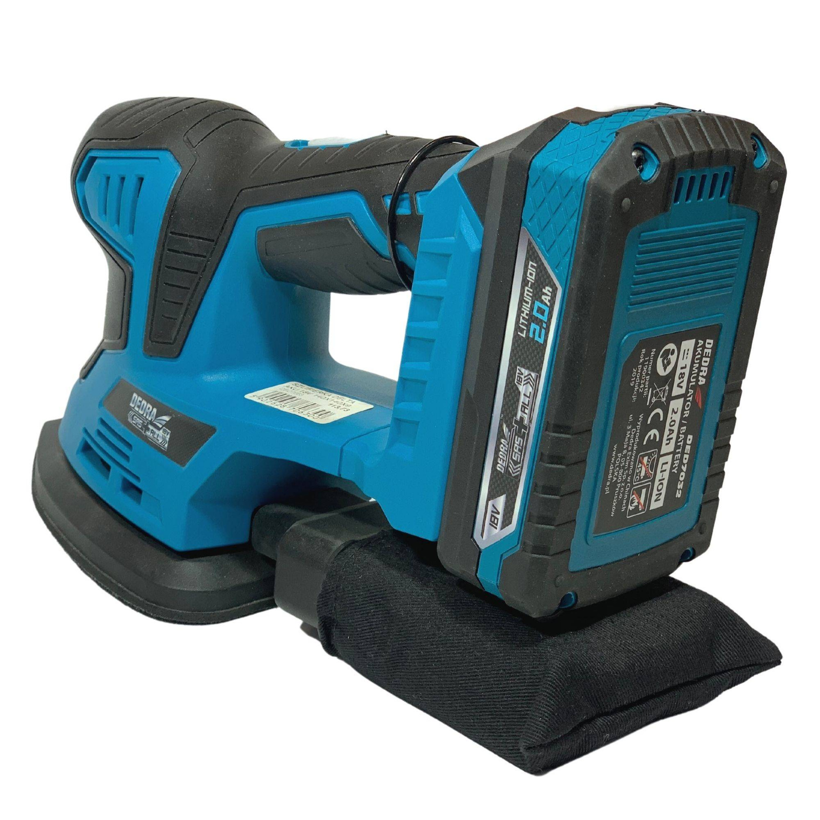 DEDRA DED7063 Szlifierka oscylacyjna aku 18V SAS+