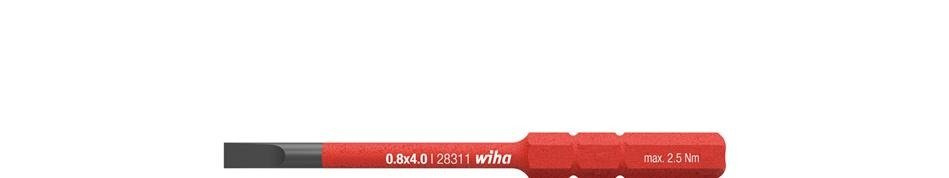Wiha 34580 Bit slimBit Płaski 4,0x75mm