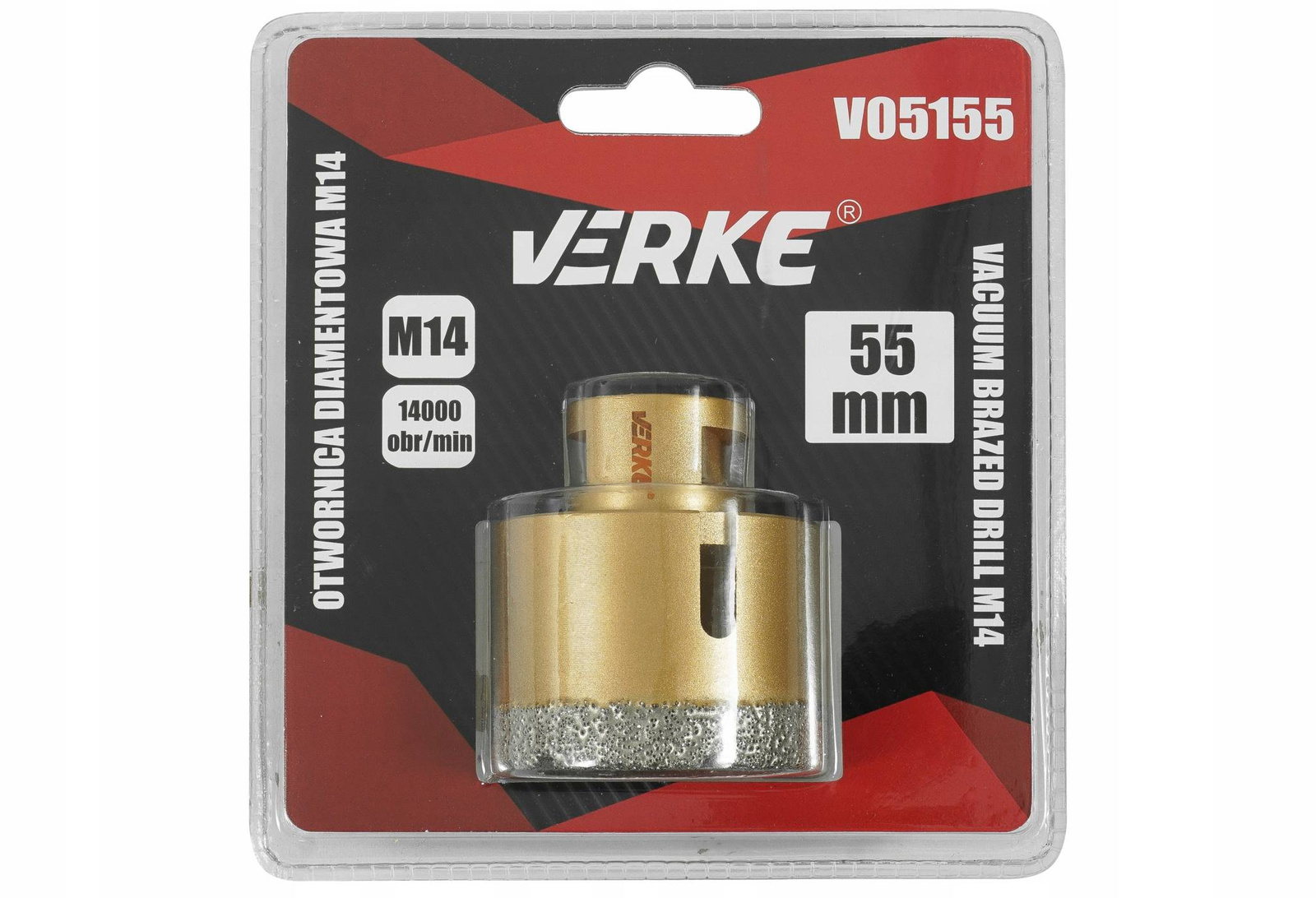 Verke V05155 Wiertło diamentowe otwornica 55mm