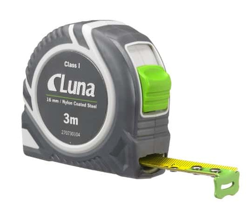 Luna 270730104 Przymiar taśmowy Push Lock LPL 3m