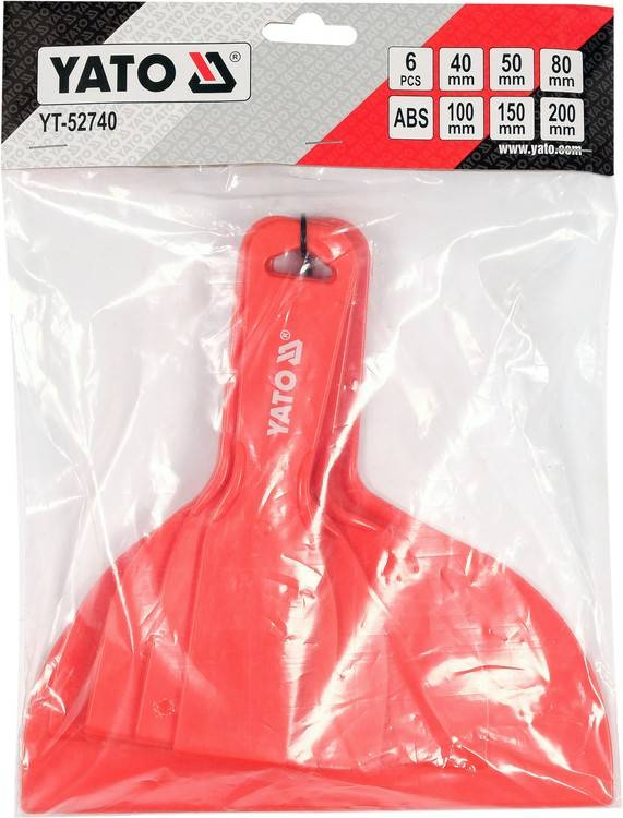 Yato YT-52740 Skrobaki szpachelki plastikowe 6 szt