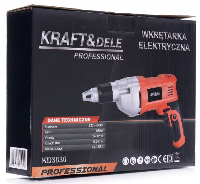 Kraft Dele KD3030 Wkrętarka elektryczna 880W