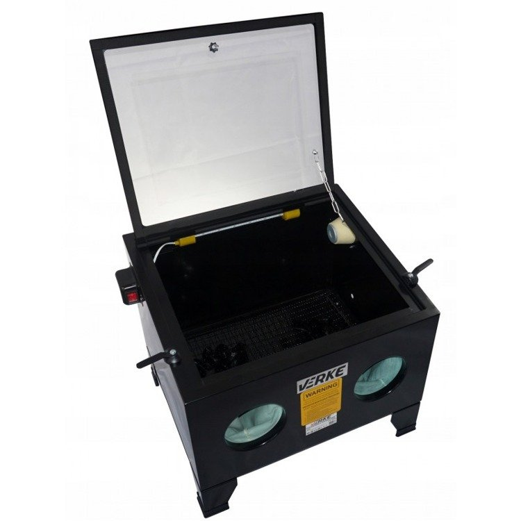 Verke V81085 Piaskarka kabinowa 90l pistolet dysze