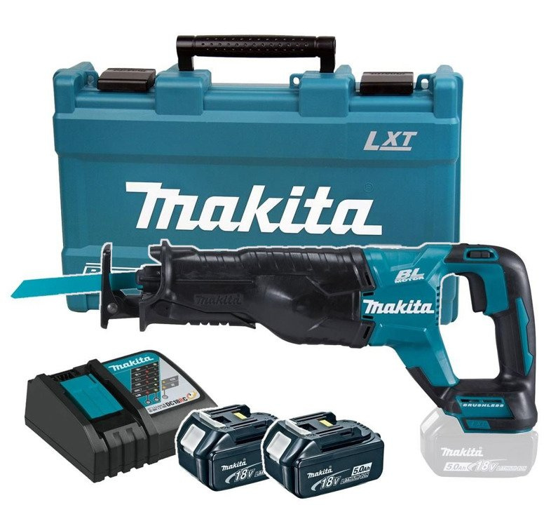 Makita DJR187RTE piła szablasta akum. 18V 2x5.0Ah
