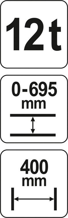 YATO YT-55580 PRASA HYDRAULICZNA 12T