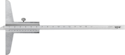 Yato YT-72240 Głębokościomierz suwmiarkowy tradycyjny kasetka 0-150 mm